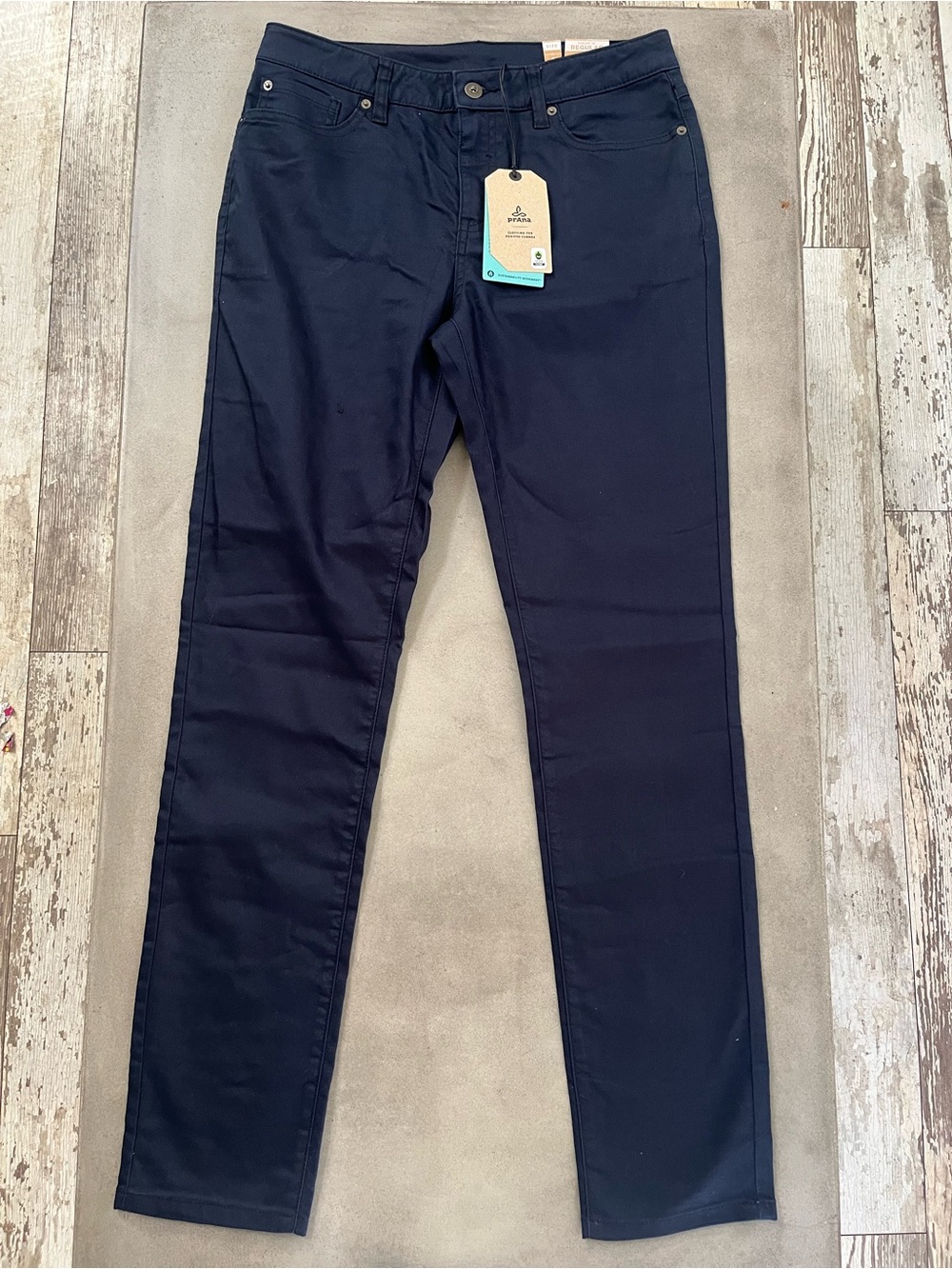 prAna Kayla High Rise Jeans Womens Size 6 Reg 28x32 Indie Blue Stretch NWT